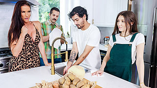 They Can't Win No Nut November Around Two Hot, Horny Women Desperate for Two Big Cocks