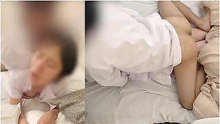 [bitch Nurse Being Turned] I Want Docs Sperm Both Pussy And My Mouth...! Ejaculation Of Jealousy