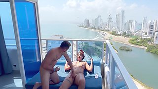 Sex In The Alutas With A View Of The Sea With A Very Pregnant Woman