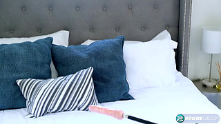 Huge-titted Victoria Vale and the fuck machine