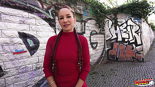 German Scout - Round Ass Latina Cougar Roberta Faganelli No Condom Casting Fuck