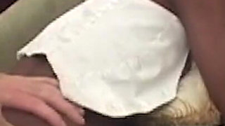 Ebony Amateur Spreads Wide for White Cock