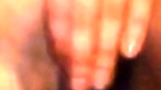 Filipina Amateur Shaves and Masturbates on Webcam