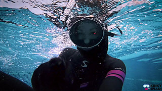 Underwater Giantess Hunts & Claims Her Tiny Prey
