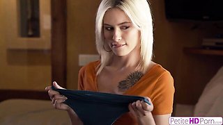 Petite Kiara Cole goes after thick cock without hesitation