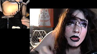 Sexynympho webcam model uses toy on clit to masturbate