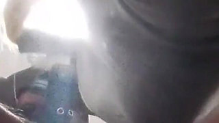 MILF with Blonde Pigtails Sucks Cock and Cums in Mouth