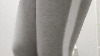 Pissing My Self Wear Grey Leggings