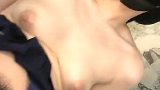 19-year-old Japanese Black-haired Beauty. Slender Amateur, Creampie Sex. Uncensored, Asian, Hentai, POV, Uniform Cosplay