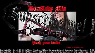 Slaveofm. Hell of Suffering Whip, CBT, Electricity and Nasty Clamps. Part 8 V. 8