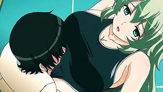 Green hair hentai