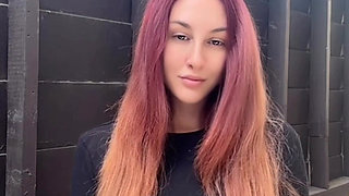 Italian Big Tits MILF Artemisia Love Long Hair Fetish Outdoor
