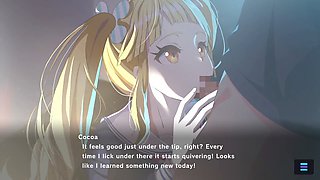 Twintail beauty Cocoa deep-throating my manhood after school in Magicami Dx