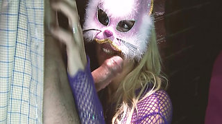 Horny Catsbabes Scene-3 Horny Kittens in Lingerie Fucking Together in the Alley