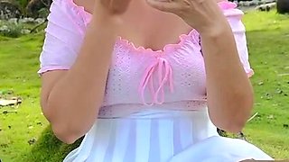 Maitresse Madelines solo foot fetish POV