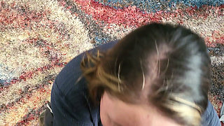 Giving Blowjobs Makes Her Cum Again and Again