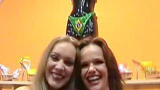 Fantastic German Babes Enjoying Hot Lesbian Bikini Threesome