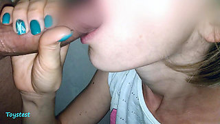 Cheating Real Wife Gives Blowjob to Lovers Home Video Compilation