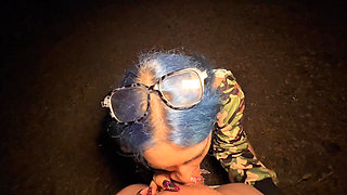 I Suck Him in the Forest and He Cums on My Glasses