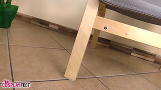 Petra looks absolutely stunning in her sexy supergirl costume