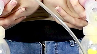 Milking My 36 H Tits