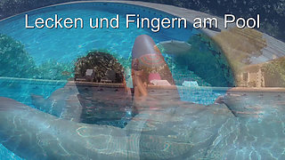 Licking and Fingering by the Pool