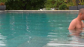 My Darling Fucks Me in the Pool of the Villa!