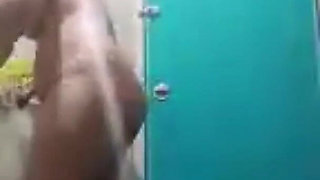 A Beautiful Naked Aunt Taking a Shower Makes Me Very Excited