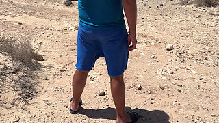 Shameless girl helps the guy to pee outdoor compilation