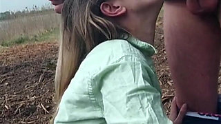 Coquette & Brad - POV Hotwife Blowjob Ends with Huge Cum Facial