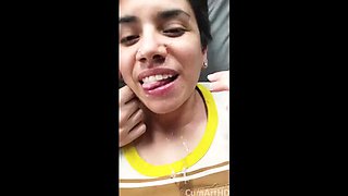 Amateur Blowjob Compilation: Facial & Cum in Mouth with Short Hair Wife