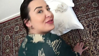 Hot Turkish Stepmom with Big Ass Fucked Hard by Stepson - Doggy Style & POV