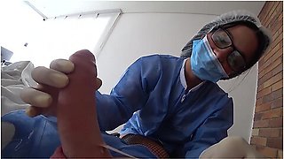 Anal Nurse: Slut Checked My Dick For Suitability And Showet Big Gape Ass