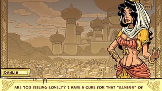 Goddess trainer gives a demonstration of herself