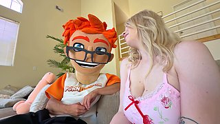Blonde Gigi Sweets big tits pornstar took my big dick in doggystyle then cumshot