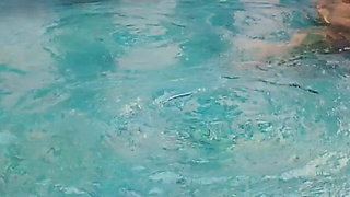 Komal Was Getting Into the Swimming Pool for the First Time, the Devar Was Getting Down From Behind, Fucking in the Water Itse