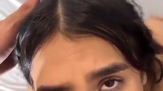 Tempting Hispanic Girlfriend With A Pretty Snatch Getting Banged - Darkhaired