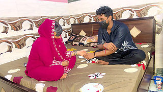 Step Sister Tied Rakhi on Raksha Bandhan - Step Brother Gave Hardcore Full Night Surprise Sex