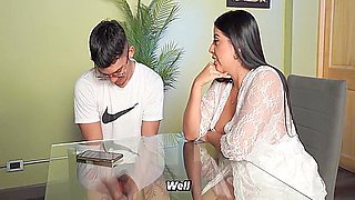 Pool Travix And Lina Henao In Busty Stepmother Learns Her Stepson Has Never Had Sex, So She Wants To Be His First