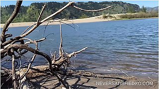 Real Wife Fucks Big Black Cock At Public Nude Beach Almost Caught Cuckolding Husband