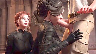 Bikini, undergarments, pedal pumping