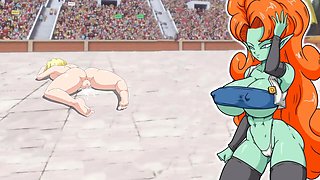 Caulifla gets her hands on some massive old man meat in this Dragon Ball parody hookup