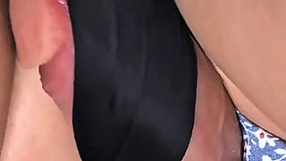 He CUMS Hard Inside Her Panties Under Her Skirt In a Crowded Bus