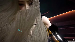 Two 3d cartoon cuties are ready for their bath