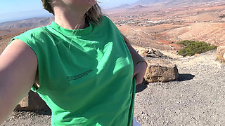 Hot Girl Flashing Natural Tits in Public Compilation