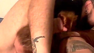 Complete - Redhead Roommate Enjoys Sucking and Gets Explosive Cumshot on Her Face - Feet Close up