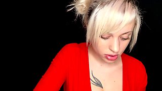 USA sexiest blonde pregnant big boobs beauty webcam show
