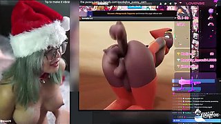 Gamer Girl Goonette Cums Hard Watching Hentai - Solo Masturbation, Moaning & Edging