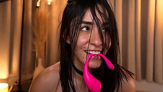 Teen Cute Italian Brunette Solo At