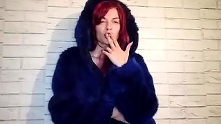 Mistress Marlena - Smoking Cork In Blue